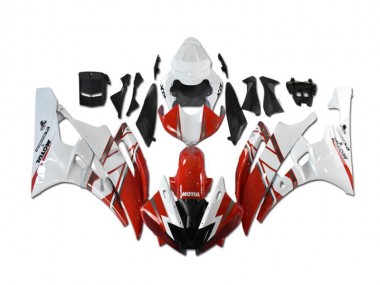 Purchase 2006-2007 Red White Yamaha YZF R6 Motorcycle Fairings & Bodywork Canada