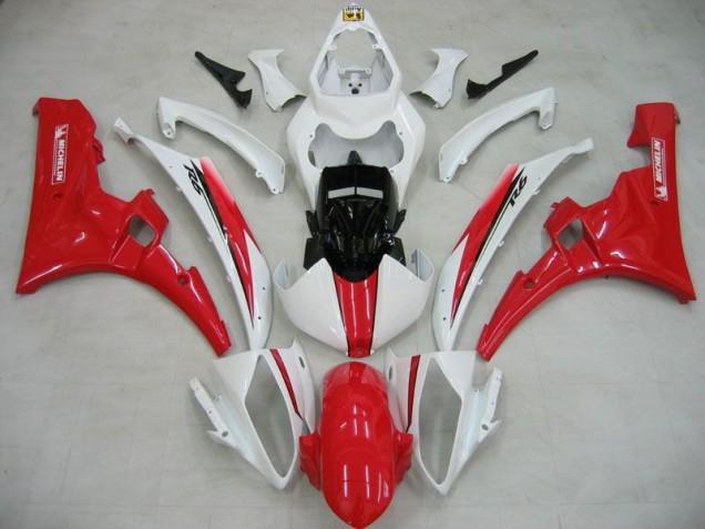 Purchase 2006-2007 White Red Michelin Yamaha YZF R6 Motorcylce Fairings Canada Purchase 2006-2007 White Red Michelin Yamaha YZF R6 Motorcylce Fairings Canada
