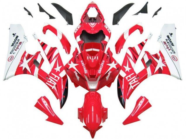 Purchase 2006-2007 Red White Star Fiat Yamaha YZF R6 Motorbike Fairings Canada Purchase 2006-2007 Red White Star Fiat Yamaha YZF R6 Motorbike Fairings Canada
