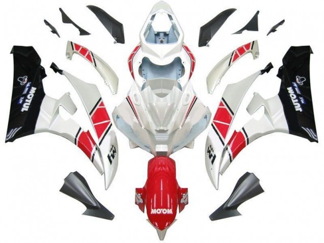 Purchase 2006-2007 White Red Black Yamaha YZF R6 Bike Fairings Canada Purchase 2006-2007 White Red Black Yamaha YZF R6 Bike Fairings Canada