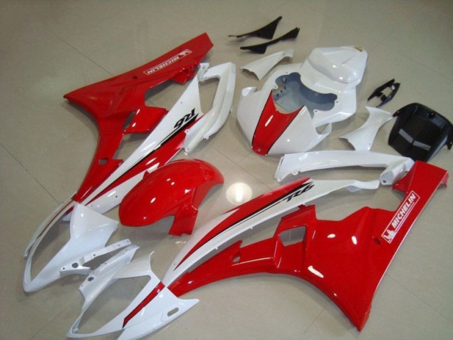 Purchase 2006-2007 Red White Yamaha YZF R6 Motorcycle Fairing Canada Purchase 2006-2007 Red White Yamaha YZF R6 Motorcycle Fairing Canada
