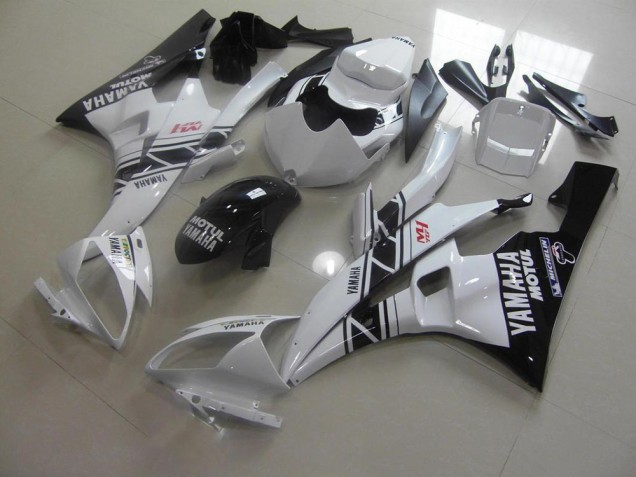 Purchase 2006-2007 Black White Yamaha YZF R6 Motorcycle Fairing Kits Canada