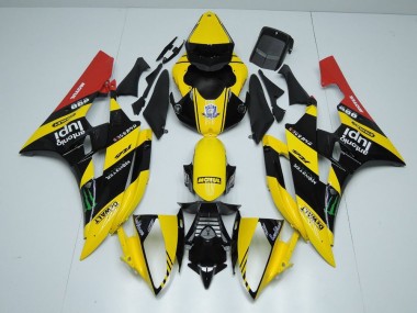 Purchase 2006-2007 Yellow Black Monster Yamaha YZF R6 Motorcycle Bodywork Canada