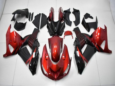 Purchase 2006-2011 Red Black Kawasaki ZX14R ZZR1400 Motorcycle Fairing Kits Canada