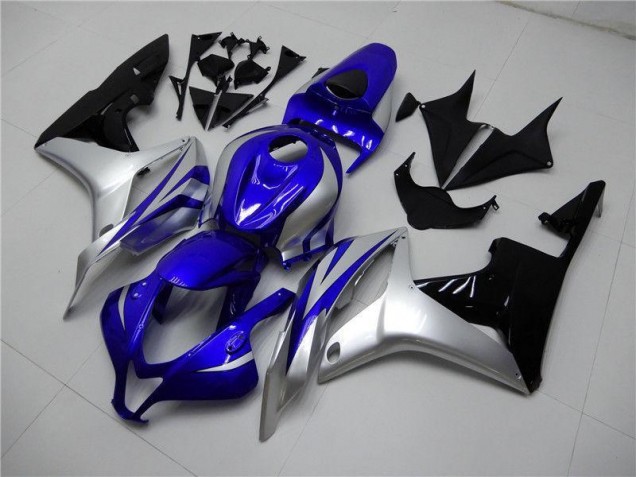 Purchase 2007-2008 Blue Silver Black Honda CBR600RR Replacement Motorcycle Fairings Canada Purchase 2007-2008 Blue Silver Black Honda CBR600RR Replacement Motorcycle Fairings Canada