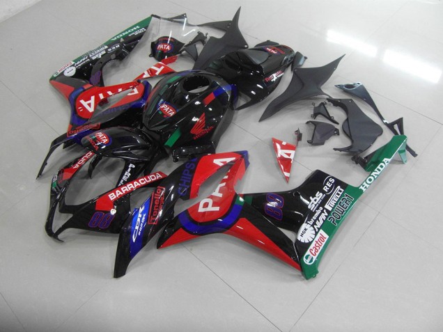 Purchase 2007-2008 Black Red Pata Honda CBR600RR Motorcycle Fairings Kits Canada Purchase 2007-2008 Black Red Pata Honda CBR600RR Motorcycle Fairings Kits Canada