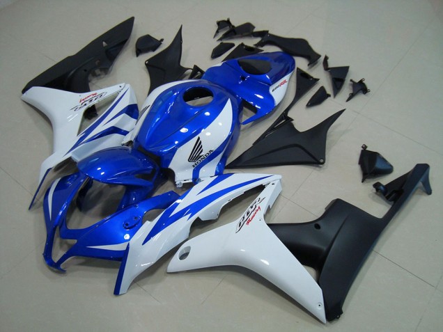 Purchase 2007-2008 Blue White Matte Black Honda CBR600RR Motorcycle Replacement Fairings Canada Purchase 2007-2008 Blue White Matte Black Honda CBR600RR Motorcycle Replacement Fairings Canada