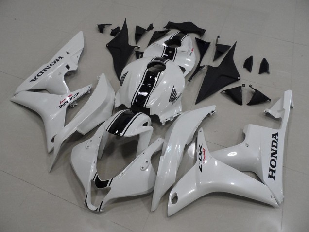 Purchase 2007-2008 Pearl White with Black Stripe Honda CBR600RR Bike Fairings Canada Purchase 2007-2008 Pearl White with Black Stripe Honda CBR600RR Bike Fairings Canada