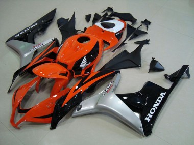 Purchase 2007-2008 Orange Silver Black Honda CBR600RR Motorcyle Fairings Canada