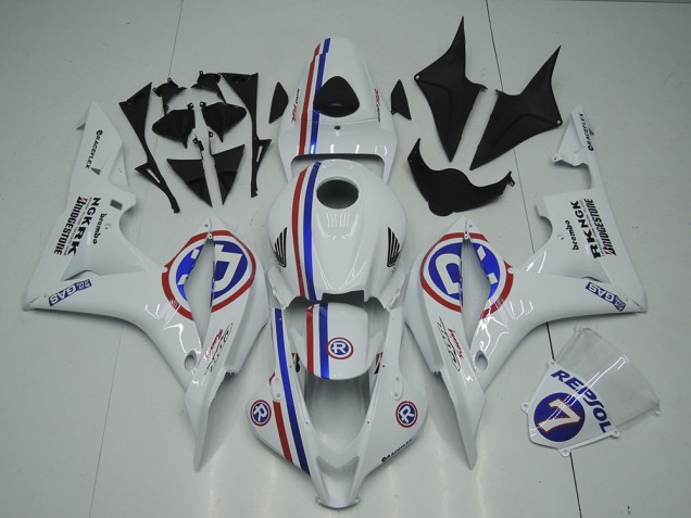 Purchase 2007-2008 White Honda CBR600RR Motor Bike Fairings Canada Purchase 2007-2008 White Honda CBR600RR Motor Bike Fairings Canada