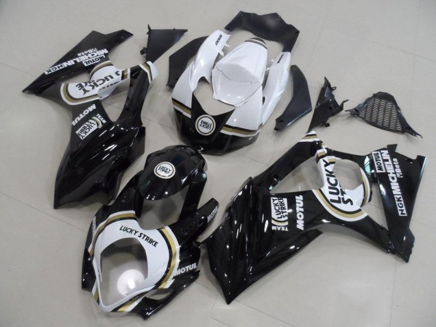 Purchase 2007-2008 Black Lucky Strike Suzuki GSXR 1000 K7 Bike Fairings Canada Purchase 2007-2008 Black Lucky Strike Suzuki GSXR 1000 K7 Bike Fairings Canada