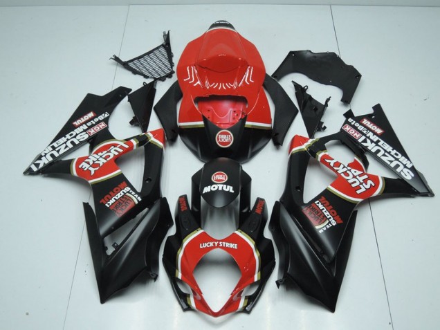Purchase 2007-2008 Matte Lucky Strike Suzuki GSXR 1000 K7 Motorcycle Bodywork Canada Purchase 2007-2008 Matte Lucky Strike Suzuki GSXR 1000 K7 Motorcycle Bodywork Canada