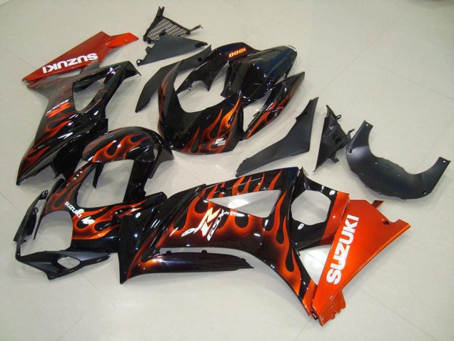 Purchase 2007-2008 Orange Flame Suzuki GSXR 1000 K7 Motorbike Fairing Kits Canada Purchase 2007-2008 Orange Flame Suzuki GSXR 1000 K7 Motorbike Fairing Kits Canada