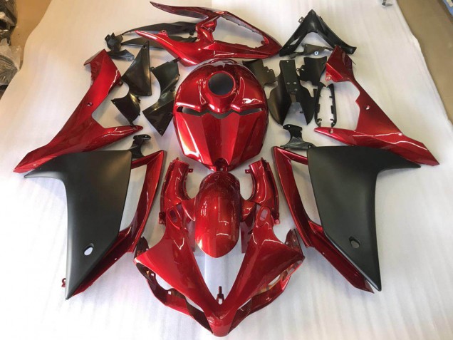 Purchase 2007-2008 Matte Black Red Yamaha YZF R1 Motorbike Fairing Kits Canada