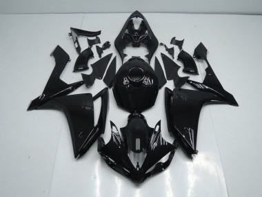 Purchase 2007-2008 Glossy Black Yamaha YZF R1 Motorcycle Fairing Kit Canada