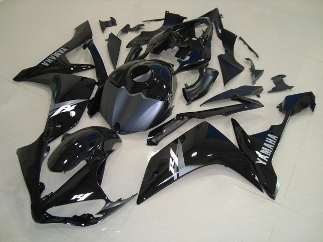 Purchase 2007-2008 Glossy Black White Yamaha YZF R1 Bike Fairings Canada Purchase 2007-2008 Glossy Black White Yamaha YZF R1 Bike Fairings Canada