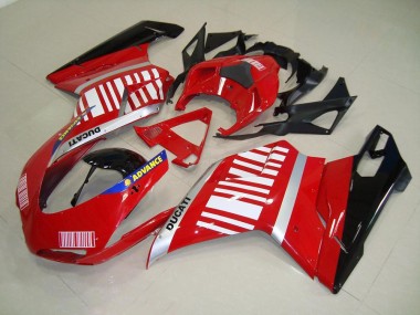 Purchase 2007-2014 Red White Ducati 848 1098 1198 Motorcylce Fairings Canada