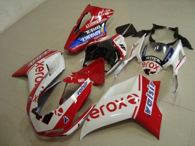 Purchase 2007-2014 White Red Xerox Ducati 848 1098 1198 Bike Fairings Canada