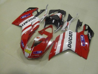 Purchase 2007-2014 Red 46 Ducati 848 1098 1198 Motorcycle Fairings Canada