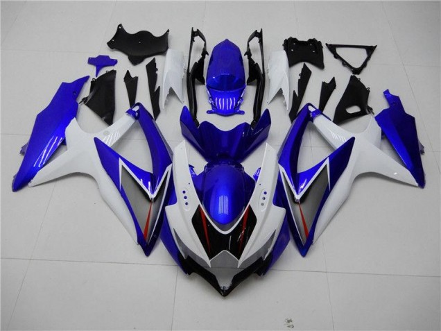 Purchase 2008-2010 White Blue Suzuki GSXR 600/750 Motorbike Fairings Canada Purchase 2008-2010 White Blue Suzuki GSXR 600/750 Motorbike Fairings Canada