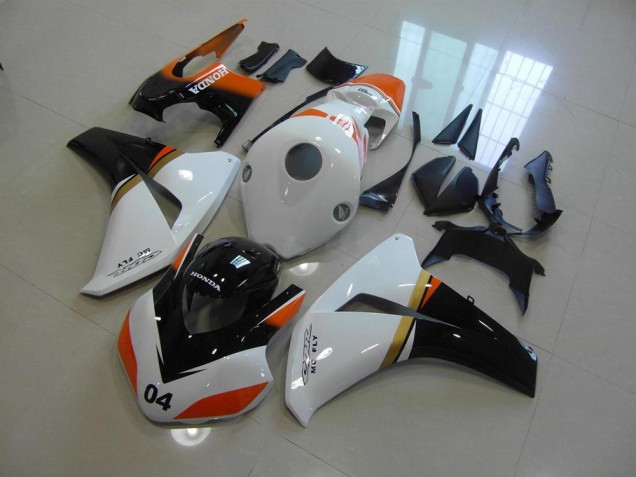 Purchase 2008-2011 White and Black and Orange Race Honda CBR1000RR Motorcycle Fairing Canada Purchase 2008-2011 White and Black and Orange Race Honda CBR1000RR Motorcycle Fairing Canada