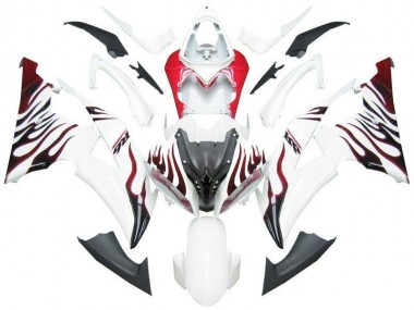 Purchase 2008-2016 White Red Flame R6 Yamaha YZF R6 Motorbike Fairing Canada
