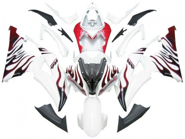 Purchase 2008-2016 White Red Flame R6 Yamaha YZF R6 Motorbike Fairing Canada Purchase 2008-2016 White Red Flame R6 Yamaha YZF R6 Motorbike Fairing Canada