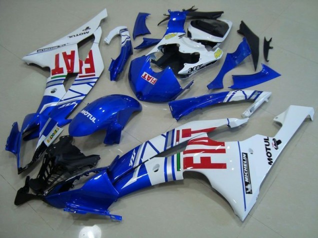 Purchase 2008-2016 Blue White Red Fiat Yamaha YZF R6 Moto Fairings Canada Purchase 2008-2016 Blue White Red Fiat Yamaha YZF R6 Moto Fairings Canada