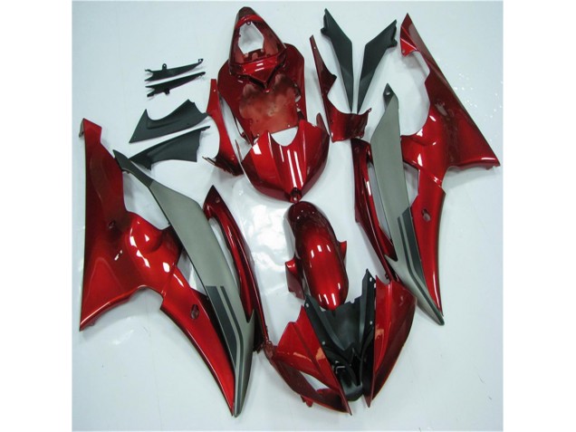 Purchase 2008-2016 Red Grey Yamaha YZF R6 Motorcycle Fairings Kits Canada Purchase 2008-2016 Red Grey Yamaha YZF R6 Motorcycle Fairings Kits Canada