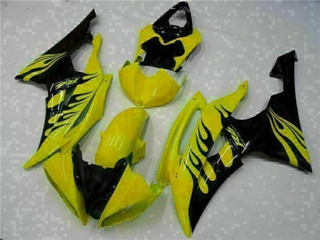 Purchase 2008-2016 Yellow Black Yamaha YZF R6 Motorcycle Fairing Kits Canada Purchase 2008-2016 Yellow Black Yamaha YZF R6 Motorcycle Fairing Kits Canada
