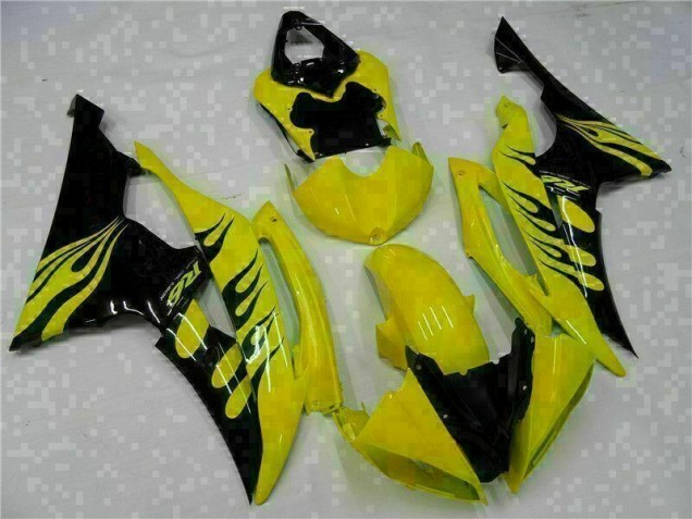 Purchase 2008-2016 Yellow Black Yamaha YZF R6 Motorcycle Fairing Kits Canada Purchase 2008-2016 Yellow Black Yamaha YZF R6 Motorcycle Fairing Kits Canada