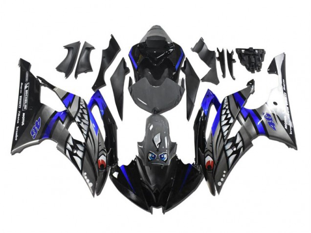 Purchase 2008-2016 Grey Blue Shark Yamaha YZF R6 Motorcycle Fairing Kit Canada Purchase 2008-2016 Grey Blue Shark Yamaha YZF R6 Motorcycle Fairing Kit Canada