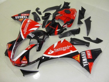Purchase 2009-2011 Red Black Santander Yamaha YZF R1 Replacement Fairings Canada