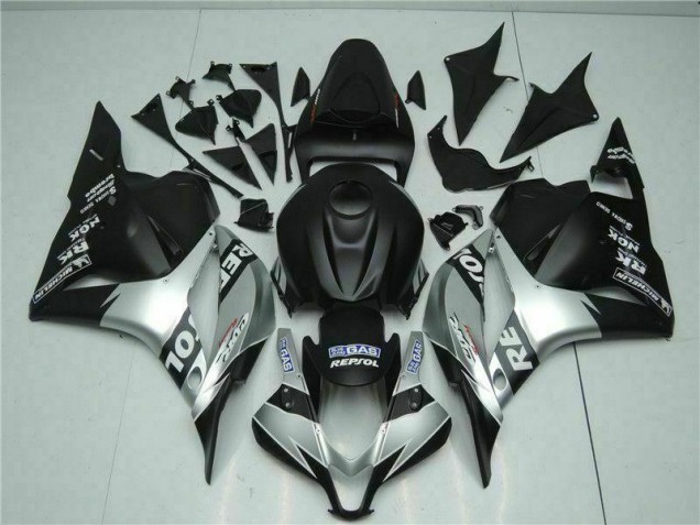 Purchase 2009-2012 Black Silver Repsol Honda CBR600RR Motorcycle Fairings Kits Canada Purchase 2009-2012 Black Silver Repsol Honda CBR600RR Motorcycle Fairings Kits Canada
