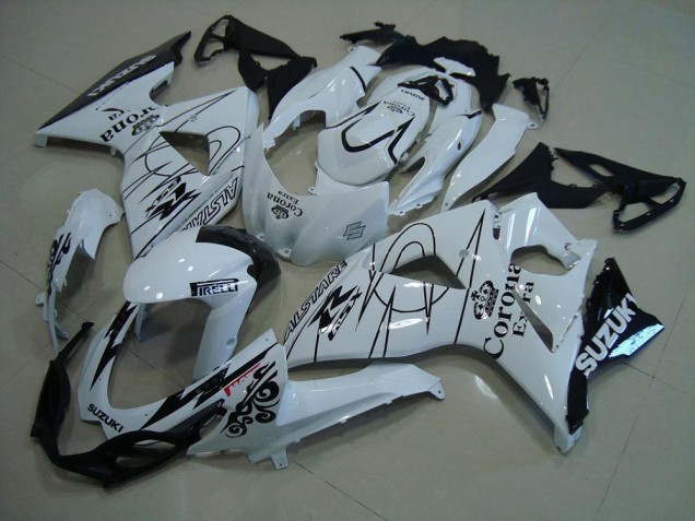 Purchase 2009-2016 White Corona Suzuki GSXR 1000 K9 Motorcylce Fairings Canada Purchase 2009-2016 White Corona Suzuki GSXR 1000 K9 Motorcylce Fairings Canada