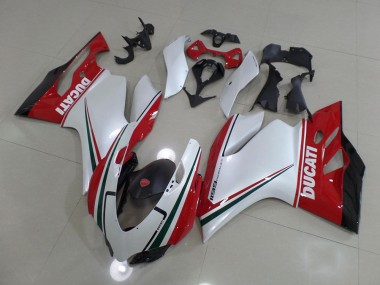 Purchase 2011-2014 White Red Ducati 1199 Motorcycle Fairing Kits Canada