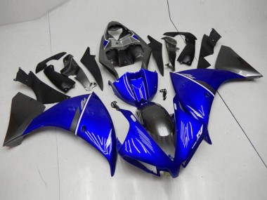 Purchase 2012-2014 Black Blue Yamaha YZF R1 Bike Fairing Kit Canada