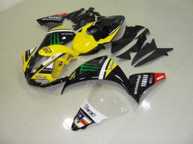 Purchase 2012-2014 Yellow Monster Yamaha YZF R1 Motorcycle Fairings Kit Canada