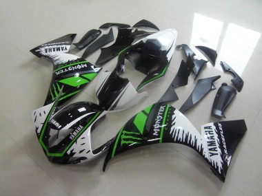 Purchase 2012-2014 White Green Monster Yamaha YZF R1 Moto Fairings Canada