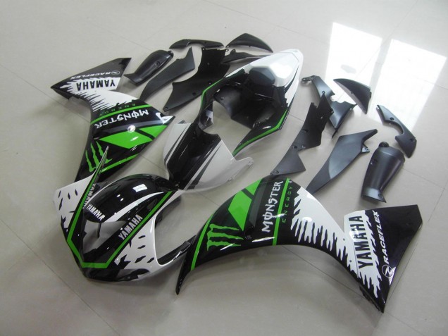 Purchase 2012-2014 White Green Monster Yamaha YZF R1 Moto Fairings Canada
