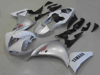 Purchase 2012-2014 White Silver Yamaha YZF R1 Motorcycle Fairings Canada