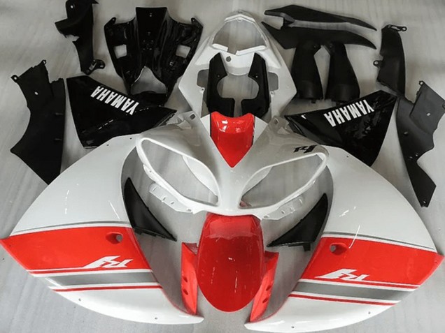 Purchase 2012-2014 Racy Red White Black Yamaha YZF R1 Motorcycle Fairing Kit Canada