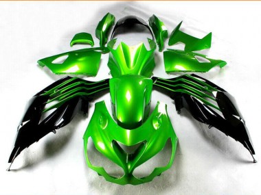 Purchase 2012-2021 Black Green Kawasaki ZX14R ZZR1400 Motorcycle Replacement Fairings Canada