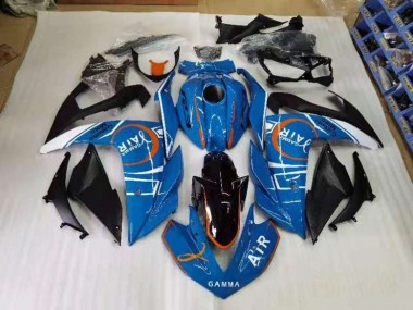Purchase 2015-2022 Blue and White Yamaha YZF R3 Motorcyle Fairings Canada