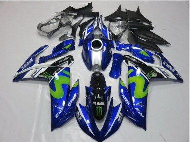 Purchase 2015-2022 Movistar Yamaha YZF R3 Motorcycle Replacement Fairings Canada