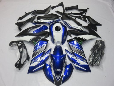 Purchase 2015-2022 Monster Blue Yamaha YZF R3 Motorcyle Fairings Canada