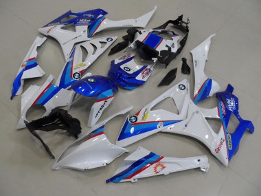 Purchase 2009-2014 Blue White BMW S1000RR Motorcycle Fairing Kit Canada