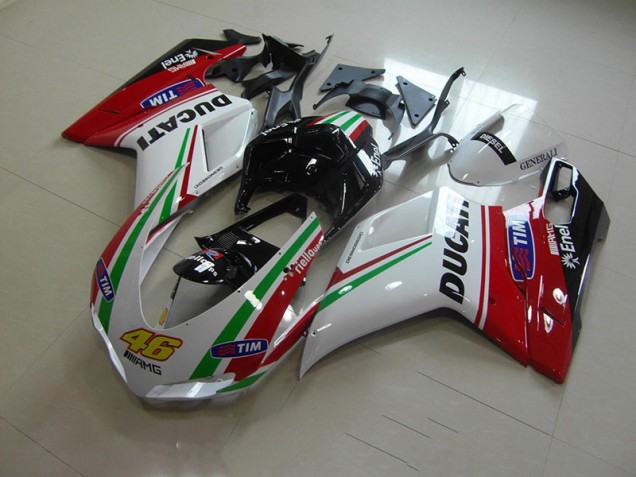 Purchase 2007-2014 White Red 46 Ducati 1098 Motorbike Fairing Canada