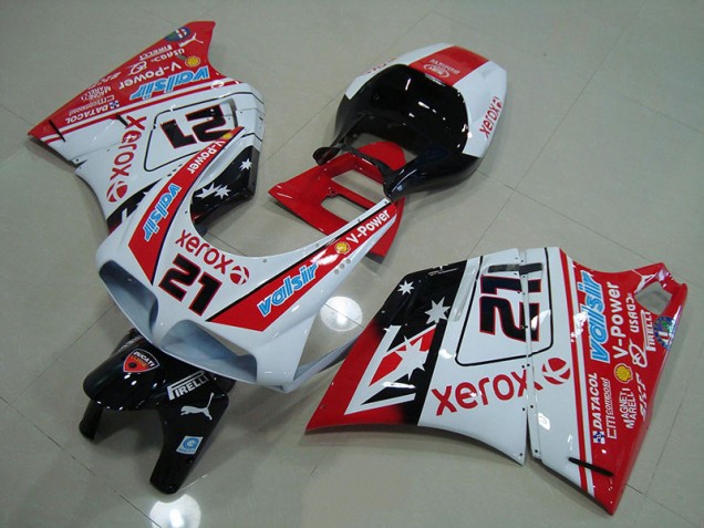 Purchase 1993-2005 Red White Xerox 21 Ducati 748 916 996 996S Bike Fairing Canada Purchase 1993-2005 Red White Xerox 21 Ducati 748 916 996 996S Bike Fairing Canada