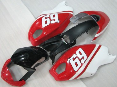 Purchase 2008-2012 Black Red White 69 Ducati Monster 696 Moto Fairings Canada